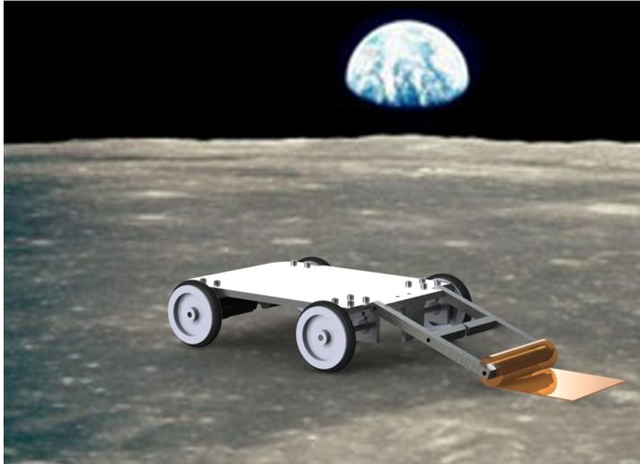 Rover on Lunar Surface CGI