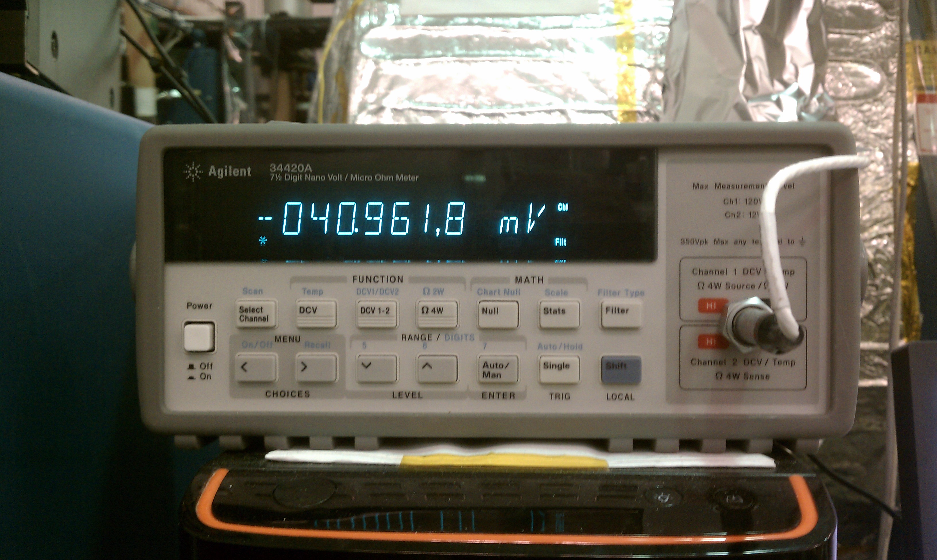 Agilent 34420A Nanovolt / Micro-Ohm Meter